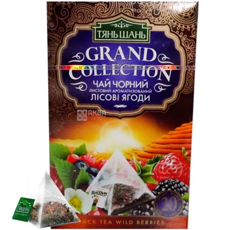 Тянь-Шань, Wild berries, 20 пак., Чай, Лісові ягоди, чорний