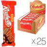 Roshen Roshettо, упаковка 25 шт., по 32 г, Вафельний батончик Рошен, Черный шоколад