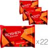 Roshen Wafers Hazelnut, упаковка 22 шт. х 72 г, Рошен, Вафли с ореховой начинкой