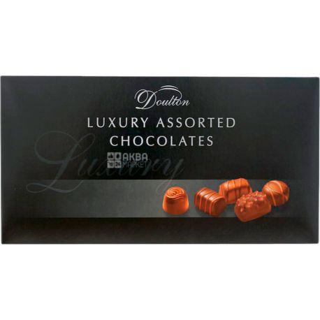  Piasten, Doulton Luxury Black, 180 г, Пястен, Цукерки шоколадні, асорті