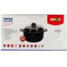 Biol, 24 cm, Biol, Cast pan, non-stick coating and glass lid