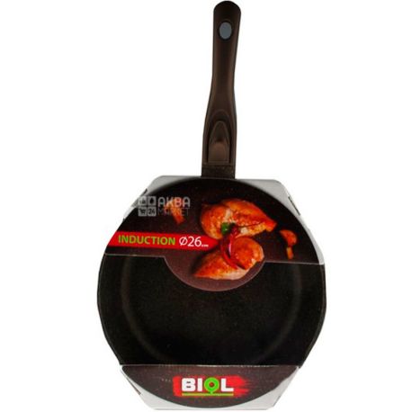 Biol Induction, 26 cm, Biol, Non-stick pan, induction bottom and removable handle