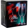 Вohemia, Olivia, 190 мл, Богемія, Набір келихів для шампанського, 6 шт.