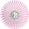 ScrapCooking, Party, 23 cm, ScrapCooking, Set of paper plates, Unicorn, 8 amount