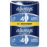 Always Ultra Night, 14 шт., Гігієнічні прокладки, 6 крапель