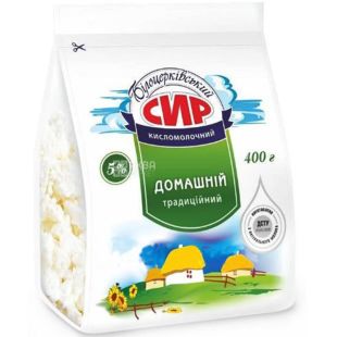 Белоцерковский, 400 г, Творог Домашний традиционный, 5% 