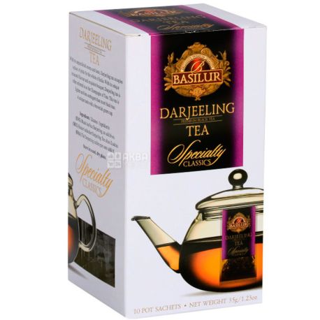Basilur Darjeeling, 10 PAC., Black tea, Basilur, Darjeeling