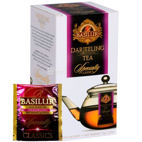 Basilur Darjeeling, 10 пак., Базилур, Дарджилінг, Чай чорний
