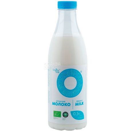 Organic Milk, 1 л, Органик Милк, Молоко нежирное, органическое