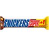 Snickers Super + 1, 112,5 г, Снікерс, Батончик шоколадний з арахісом та нугою