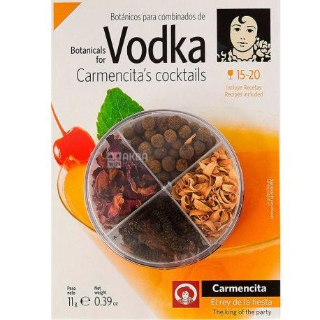 Carmencita, 11 г, Карменсіта, Приправа для коктейлів з горілкою