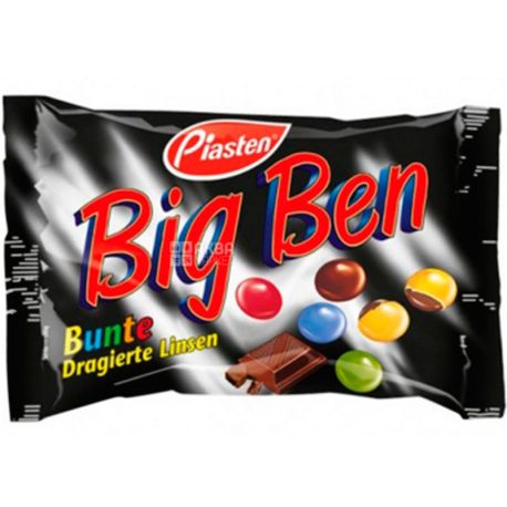 Piasten, Big Ben, 200 г, Пястен, Шоколадне драже