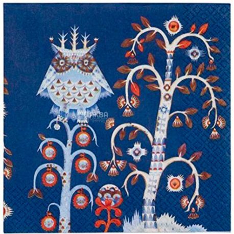 Littala, Taika, 20 шт., Літтала, Серветки паперові 3-шарові, з малюнком, 33х33 см