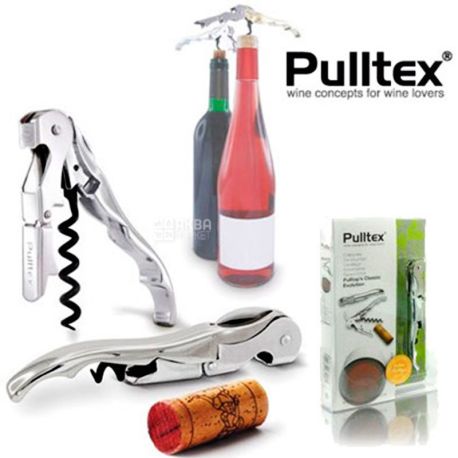 Pulltex, Silver, Штопор класичний, металевий