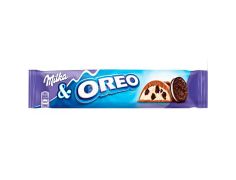 Milka Oreo, 37 г, Милка Орео, Баточик шоколадный с кусочками печенья ...