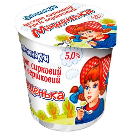 Smachy, Mashen'ka, 180 g, Cottage cheese dessert, 5%