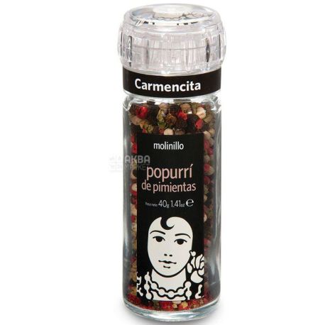 Carmencita, 40 г, Карменсіта, Суміш 4 види перцю, в млині