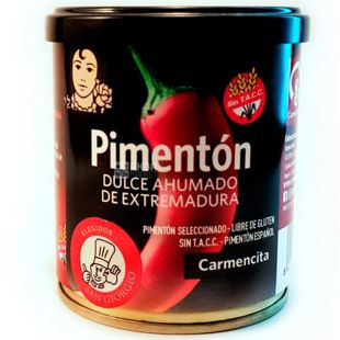 Carmencita, 75 г, Паприка сладкая молотая, копченая, ж/б