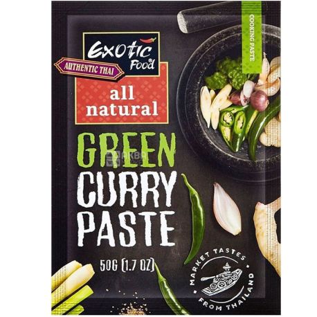 Exotic Food, 50 g, Thai green pasta, Curry