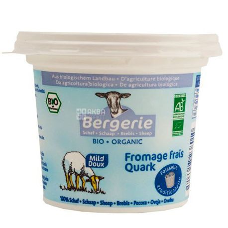 Bergerie, Quark, 200 г, Бергері, Сир з овечого молока, органічний, 8%