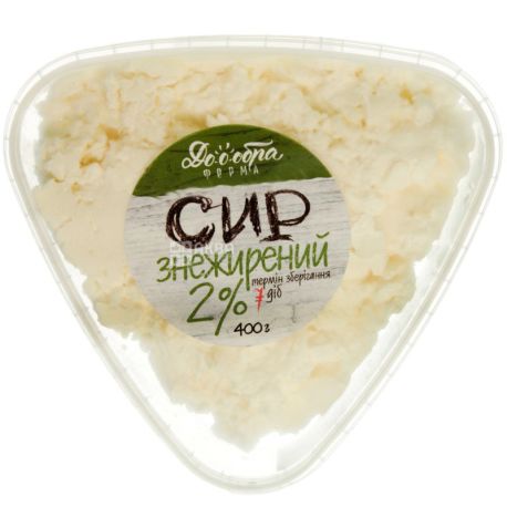 Dooobraya ferma, 400 g, Low-fat cottage cheese, 2%