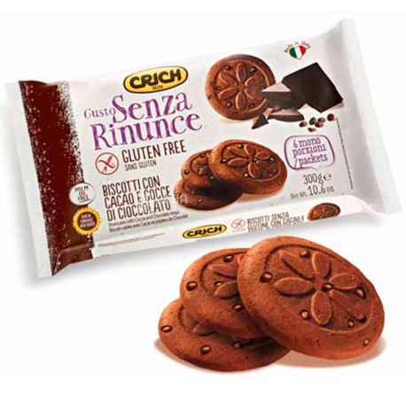 Crich, 300 g, Crich, Gluten-free cookies with cocoa and chocolate drops