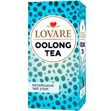 Lovare, Oolong, 24 пак. х 1,5 г, Чай Ловара, китайський улун, зелений