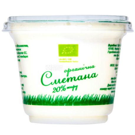 EthnoProduct, 250 g, Organic sour cream, 20%