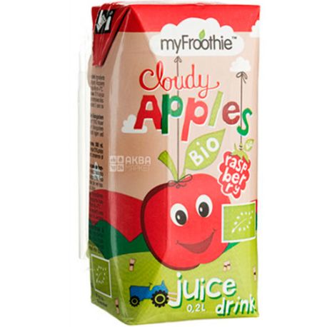 myFroothie, Claudy Apples, 200 ml, Organic juice, Raspberry