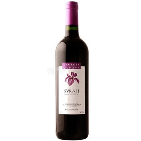 George Duboeuf Syrah, Вино червоне, сухе, 0,75 л