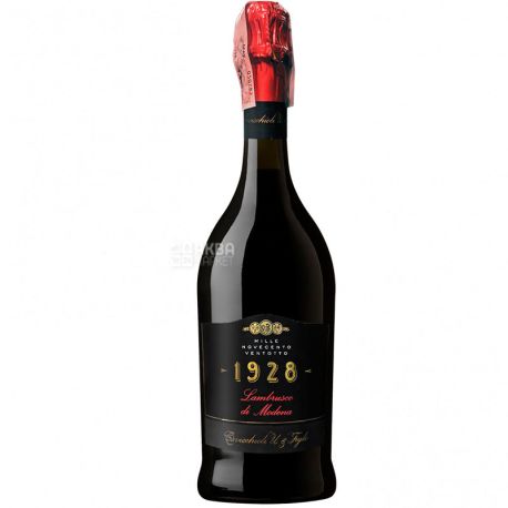 Mille Novecento Ventotto Lambrusco di Modena, Вино червоне, ігристе, напівсолодке, 0,75л