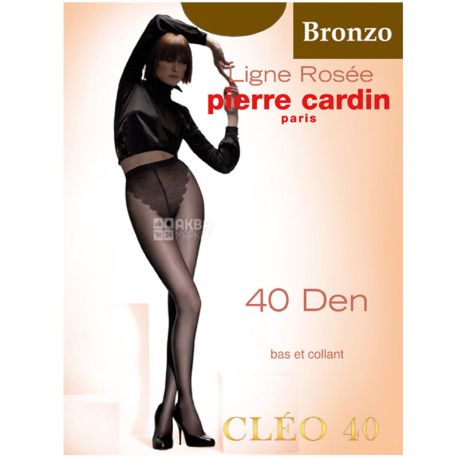 Pierre Cardin Cleo, Колготки женские бронзовые, 3 размер, 40 ден