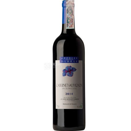 George Duboeuf Cabernet Sauvignon, Вино червоне, сухе, 0,75 л
