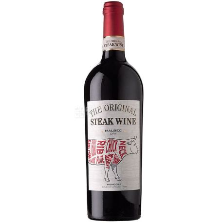 Mendoza Malbec Steak Wine, Вино красное, сухое, 0,75 л