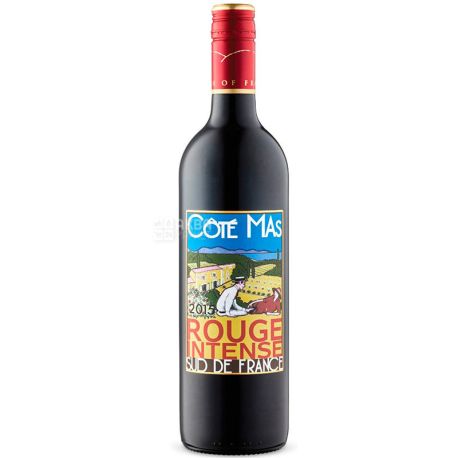 Cote Mas Rouge Intense, Вино красное, сухое, 0,75 л