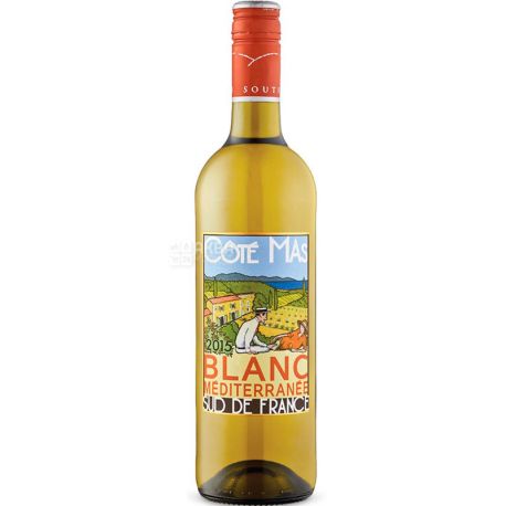 Domaines Paul Mas, Cote Mas Blanc Mediterranee, Вино белое, сухое, 0,75 л