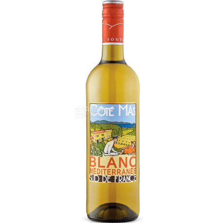 Domaines Paul Mas, Cote Mas Blanc Mediterranee, Вино біле, сухе, 0,75 л
