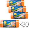 Freken Bock, 20 pcs., Pack of 30 pcs., Garbage bags, made of puffs, colored, 20 l