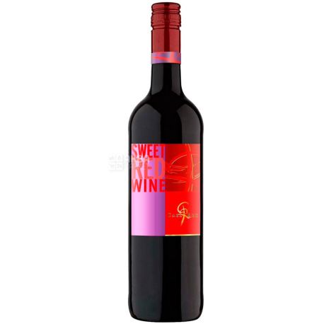  Carl Reh Sweet Red, Вино червоне, напівсолодке, 0,75 л