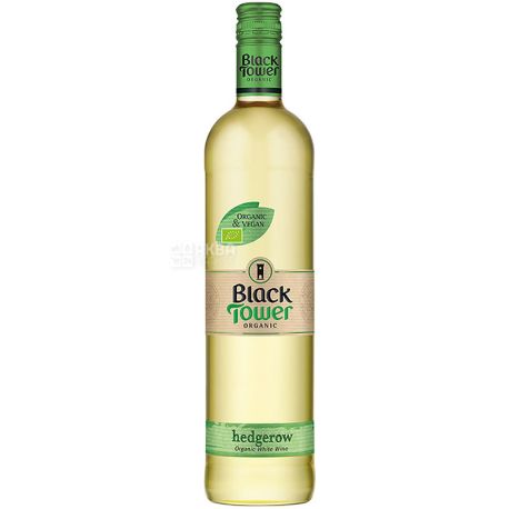 Black Tower, Hedgerow Organic, Вино біле, напівсухе, 0,75 л
