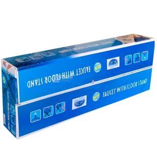 ViO, MRA-1B, Подставка наклонная под 1 бутыль с кран клапаном у комплекте, металлическая, настольная, черная