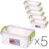 Al-Plastic, 1.2 L, Pack of 5 pcs., Al-Plastic, Plastic container Lux №3