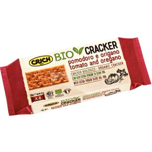 Crich, 250 г, Крич, Печиво крекер з томатами і орегано, органічний