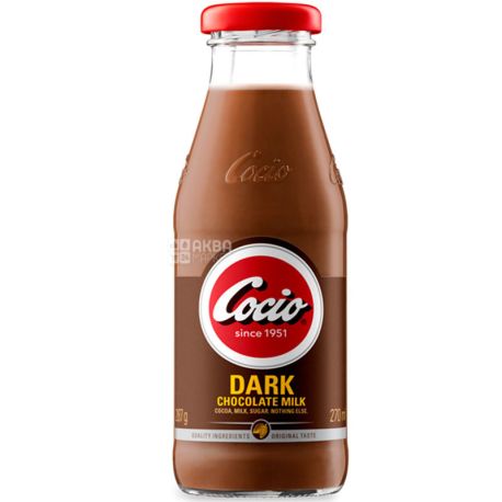 Cocio, Dark Milk, 285 г, Молоко шоколадне, темне