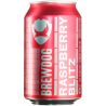 BrewDog, Raspberry Blitz, 0.33 л, Брюдог, Пиво фруктовое безалкогольное, Малина, ж/б