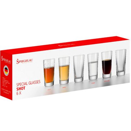 Spiegelau Special Glasses Shot glass, 55 мл, Шпігелау Келих Шот для міцних спиртних напоїв, 6 шт.