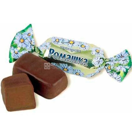 Roshen, 1 кг, Рошен Цукерки шоколадні Ромашка