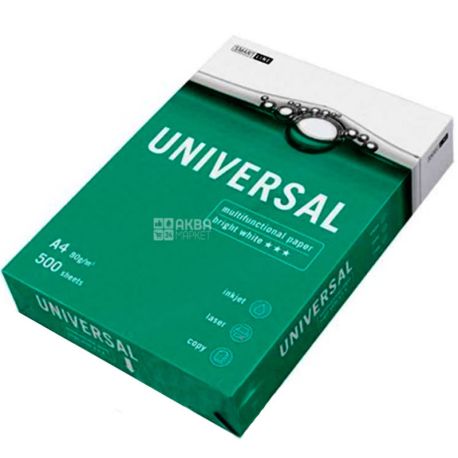 Smart Line Universal, 500 sheets, Smart Line Office white paper, Class В, 80g / m2