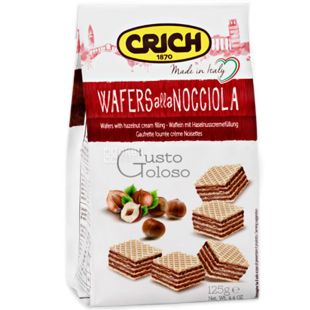 Crich, 125 г, Крич, Вафли с лесными орехами