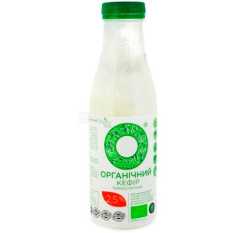  Organic Milk, 470 мл, Кефір термостатний, органічний, 2,5%